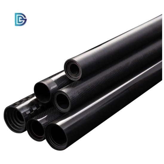 China Factory OEM Custom High Quality Tapered Conical Taper Pool Cue Billiard Shaft Carbon Carbone Fiber Tube Tubing