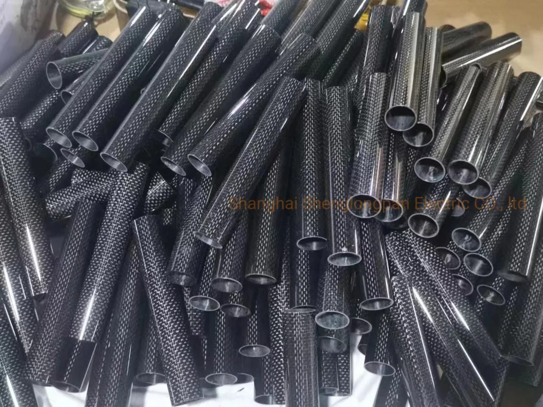 Carbon Fibre Anglecarbon Fiber Tube Connector Carbon Pipe Extrusion 3K Carbon Fibre Tubing