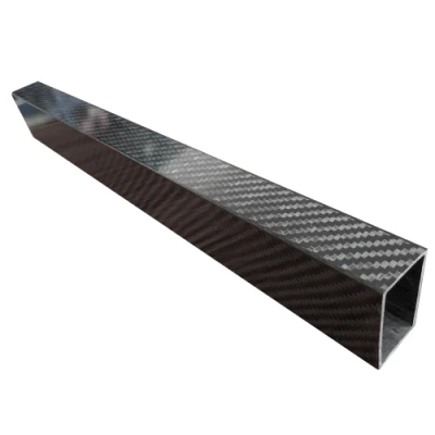 China Supplier Carbon Fiber Tube 10mm 15mm 20mm Carbon Fiber Square Pipe Tubing Wholesale